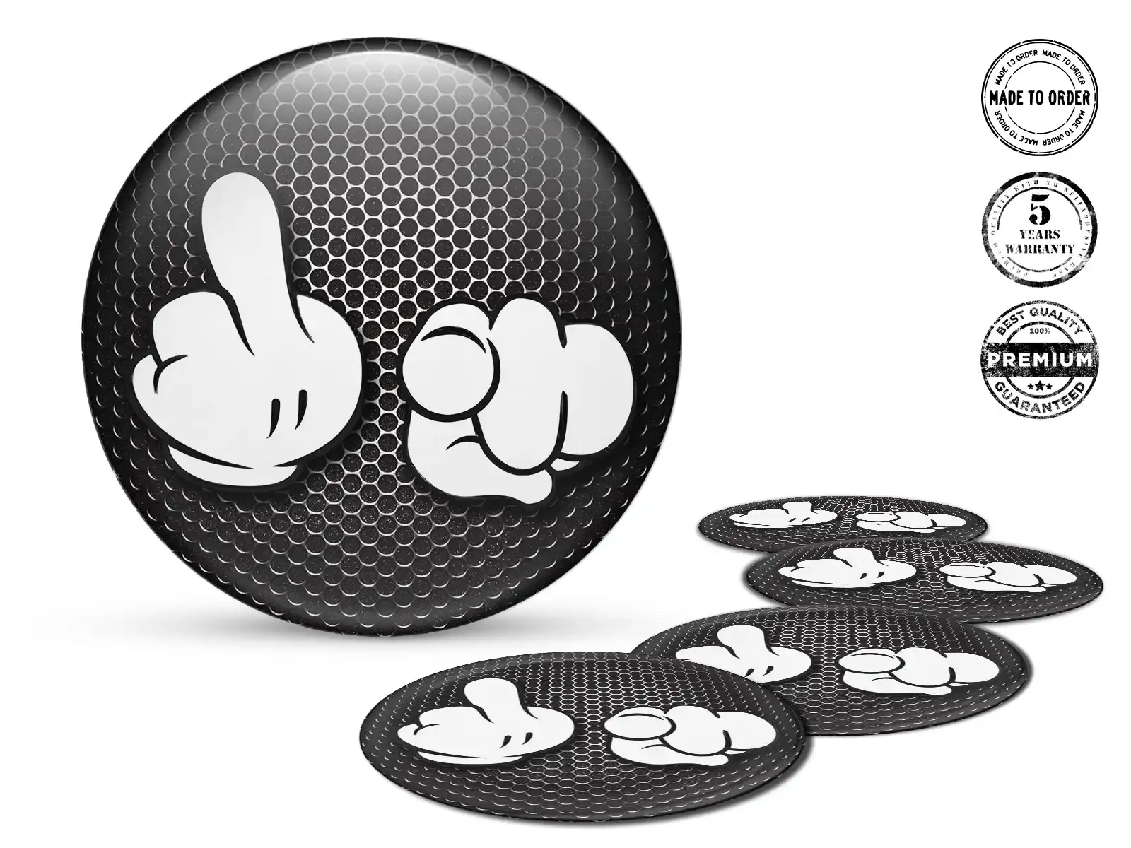 Domed sticker Premium Finish Limited Badges for Vehicles